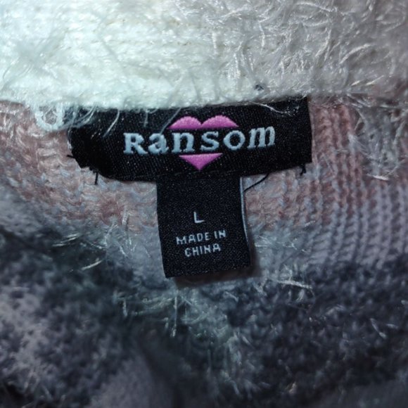 Geo Open Front Fuzzy Cardigan - Picture 6 of 11